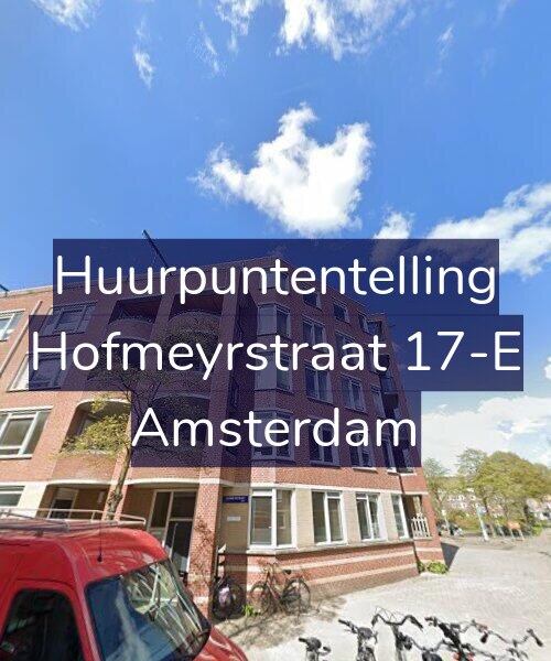 Foto gevel Huurpuntentelling voor Hofmeyrstraat 17-E, Amsterdam