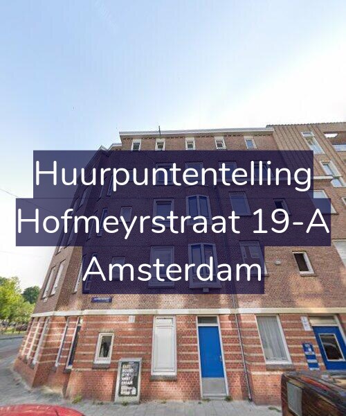Foto gevel Huurpuntentelling voor Hofmeyrstraat 19-A, Amsterdam
