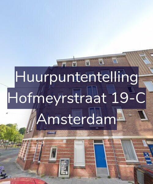 Foto gevel Huurpuntentelling voor Hofmeyrstraat 19-C, Amsterdam