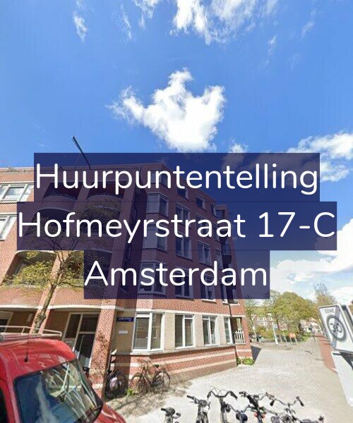 Foto gevel Huurpuntentelling voor Hofmeyrstraat 17-C, Amsterdam