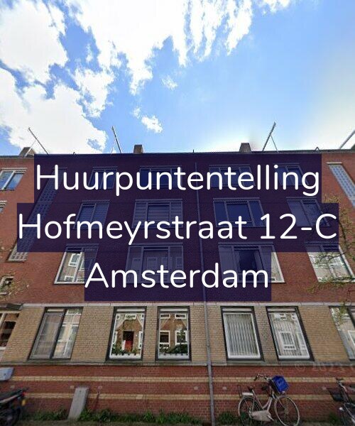 Foto gevel Huurpuntentelling voor Hofmeyrstraat 12-C, Amsterdam