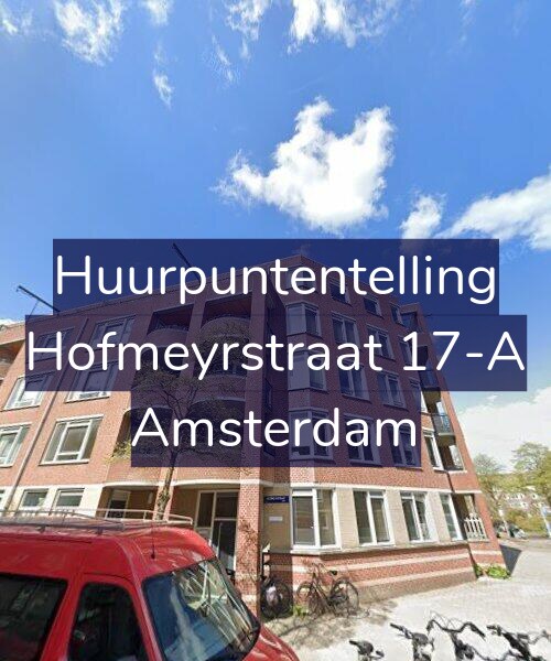 Foto gevel Huurpuntentelling voor Hofmeyrstraat 17-A, Amsterdam