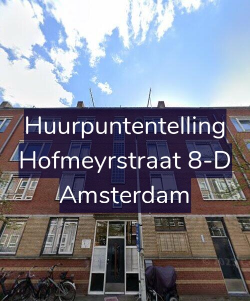 Foto gevel Huurpuntentelling voor Hofmeyrstraat 8-D, Amsterdam