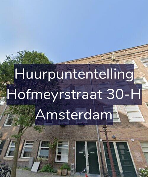 Foto gevel Huurpuntentelling voor Hofmeyrstraat 30-H, Amsterdam