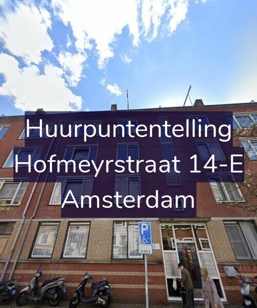 Foto gevel Huurpuntentelling voor Hofmeyrstraat 14-E, Amsterdam