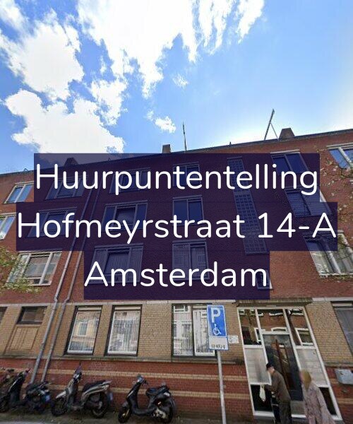 Foto gevel Huurpuntentelling voor Hofmeyrstraat 14-A, Amsterdam