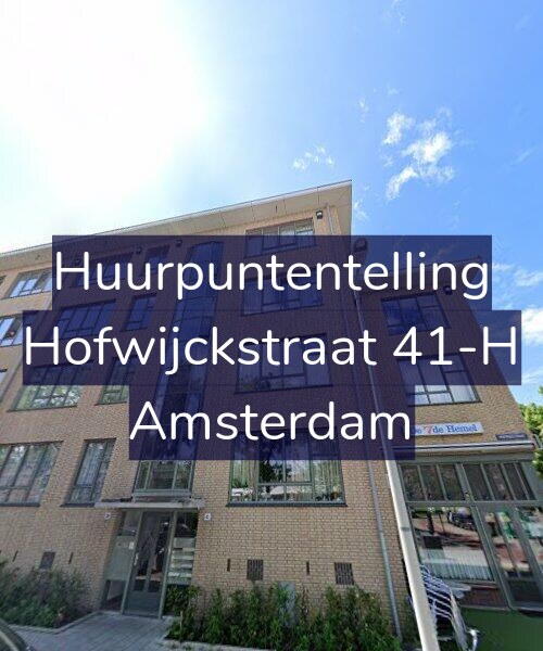 Foto gevel Huurpuntentelling voor Hofwijckstraat 41-H, Amsterdam