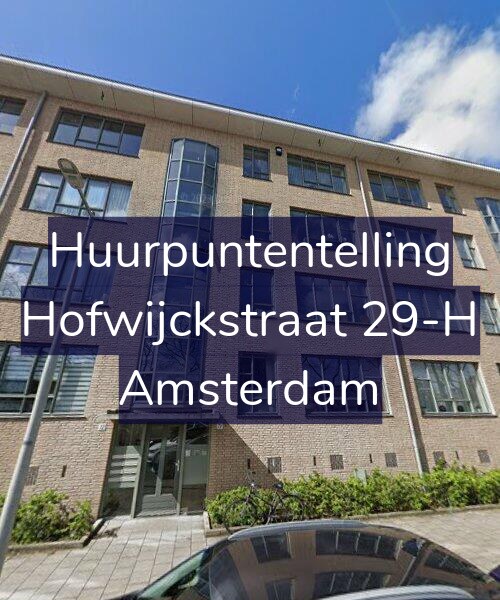 Foto gevel Huurpuntentelling voor Hofwijckstraat 29-H, Amsterdam