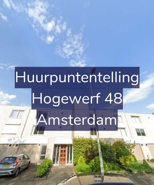 Foto gevel Huurpuntentelling voor Hogewerf 48, Amsterdam