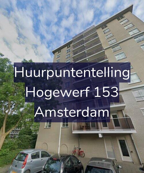 Foto gevel Huurpuntentelling voor Hogewerf 153, Amsterdam