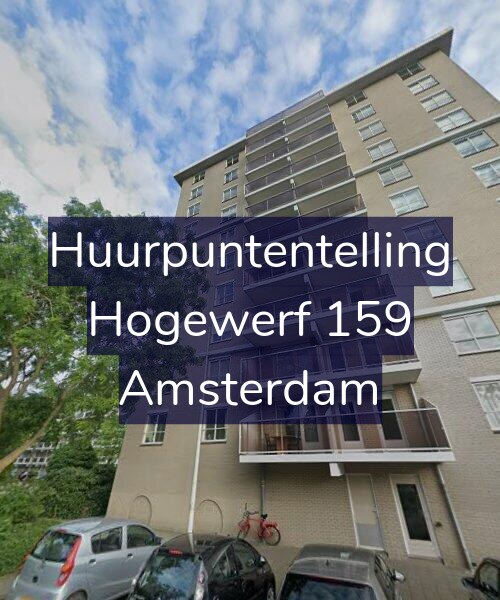 Foto gevel Huurpuntentelling voor Hogewerf 159, Amsterdam