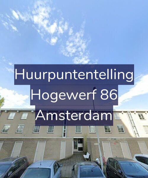 Foto gevel Huurpuntentelling voor Hogewerf 86, Amsterdam