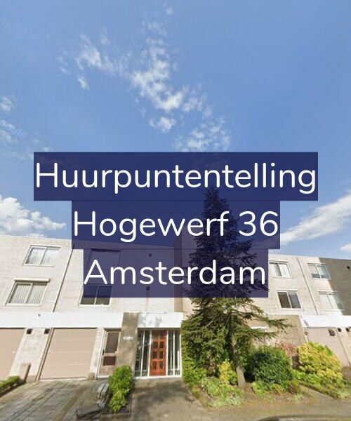 Foto gevel Huurpuntentelling voor Hogewerf 36, Amsterdam