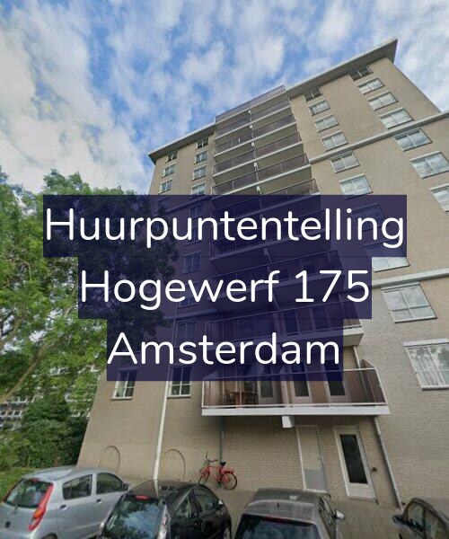 Foto gevel Huurpuntentelling voor Hogewerf 175, Amsterdam