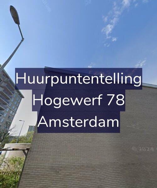 Foto gevel Huurpuntentelling voor Hogewerf 78, Amsterdam