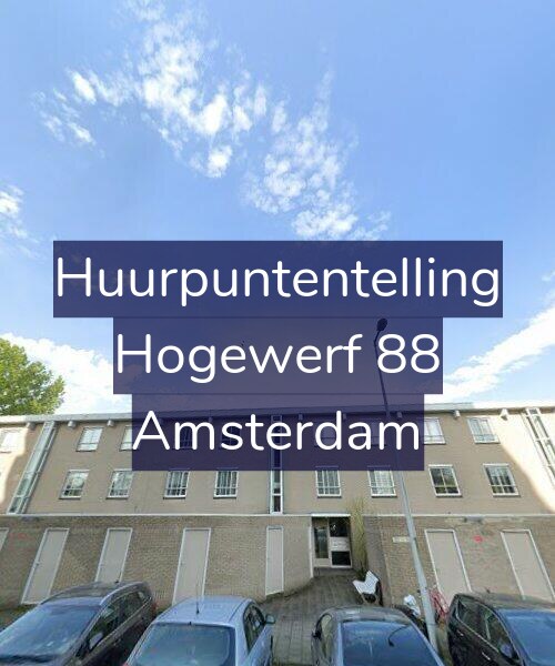 Foto gevel Huurpuntentelling voor Hogewerf 88, Amsterdam