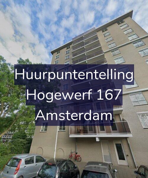 Foto gevel Huurpuntentelling voor Hogewerf 167, Amsterdam