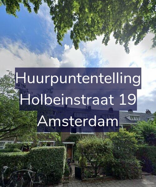 Foto gevel Huurpuntentelling voor Holbeinstraat 19, Amsterdam