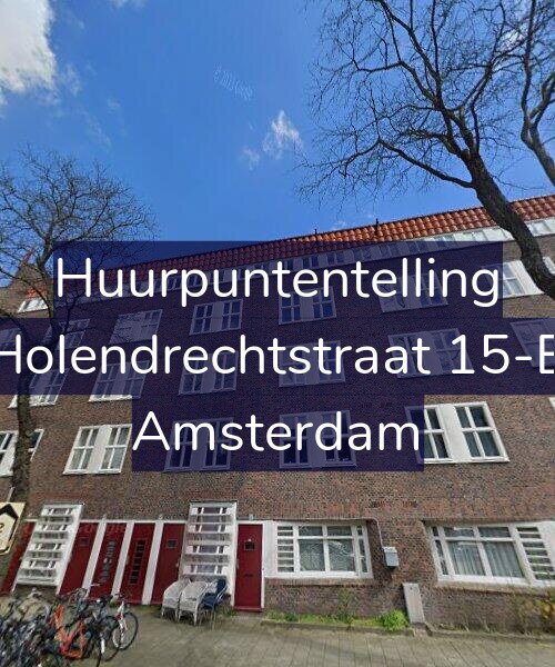 Foto gevel Huurpuntentelling voor Holendrechtstraat 15-B, Amsterdam