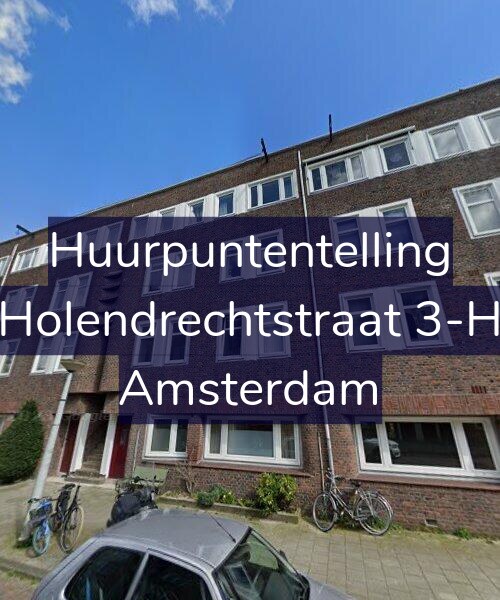 Foto gevel Huurpuntentelling voor Holendrechtstraat 3-H, Amsterdam
