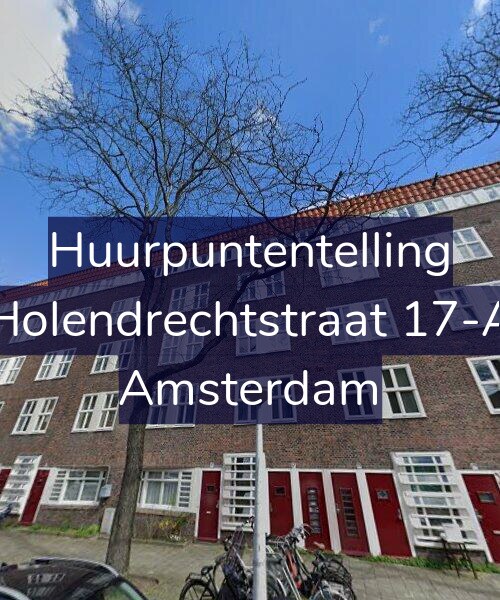 Foto gevel Huurpuntentelling voor Holendrechtstraat 17-A, Amsterdam