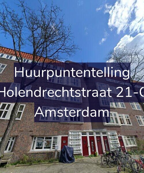 Foto gevel Huurpuntentelling voor Holendrechtstraat 21-C, Amsterdam