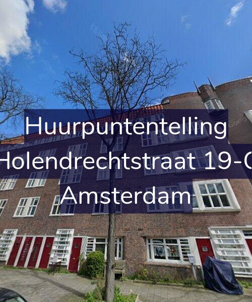 Foto gevel Huurpuntentelling voor Holendrechtstraat 19-C, Amsterdam