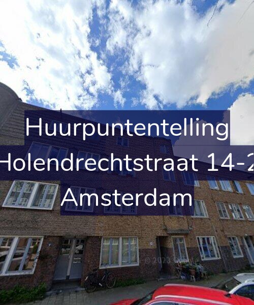 Foto gevel Huurpuntentelling voor Holendrechtstraat 14-2, Amsterdam