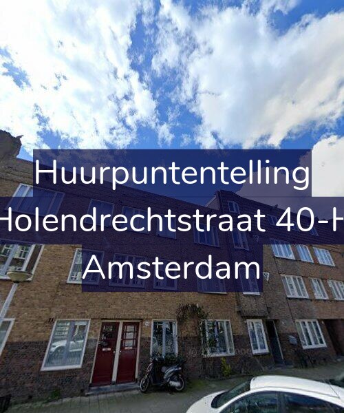 Foto gevel Huurpuntentelling voor Holendrechtstraat 40-H, Amsterdam