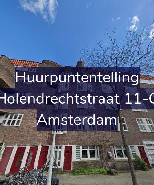 Foto gevel Huurpuntentelling voor Holendrechtstraat 11-C, Amsterdam