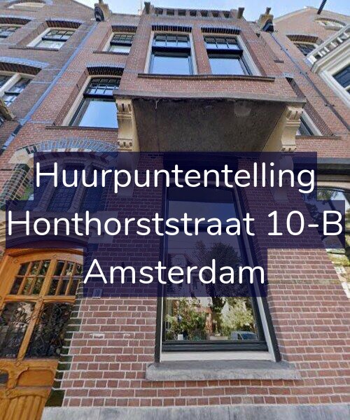 Foto gevel Huurpuntentelling voor Honthorststraat 10-B, Amsterdam