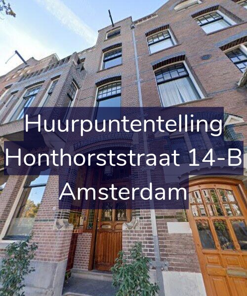 Foto gevel Huurpuntentelling voor Honthorststraat 14-B, Amsterdam