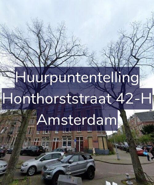 Foto gevel Huurpuntentelling voor Honthorststraat 42-H, Amsterdam