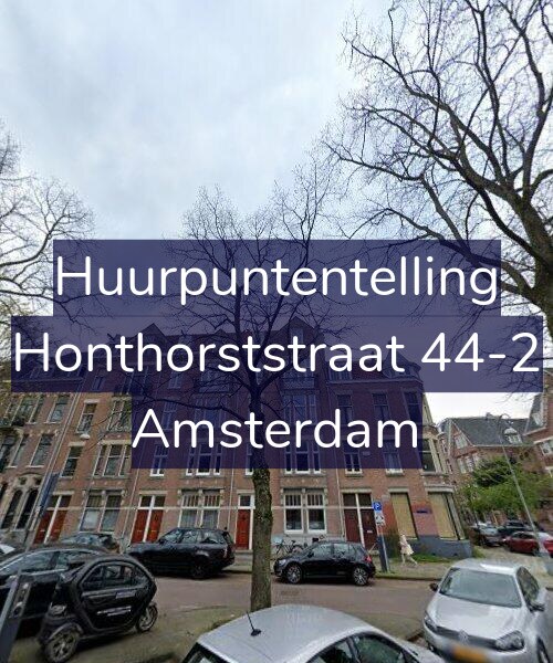 Foto gevel Huurpuntentelling voor Honthorststraat 44-2, Amsterdam