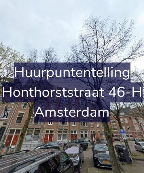 Foto gevel Huurpuntentelling voor Honthorststraat 46-H, Amsterdam