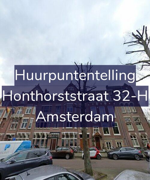 Foto gevel Huurpuntentelling voor Honthorststraat 32-H, Amsterdam