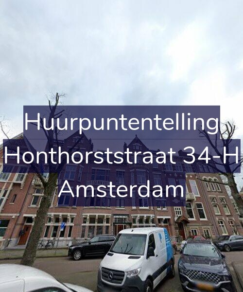 Foto gevel Huurpuntentelling voor Honthorststraat 34-H, Amsterdam