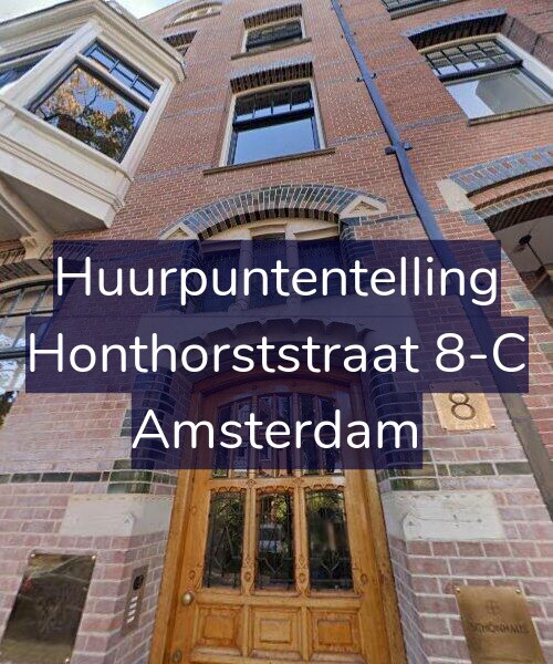 Foto gevel Huurpuntentelling voor Honthorststraat 8-C, Amsterdam