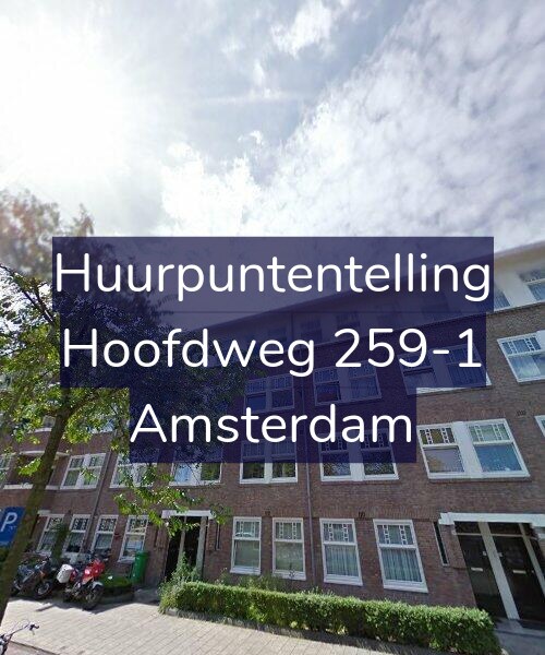 Foto gevel Huurpuntentelling voor Hoofdweg 259-1, Amsterdam