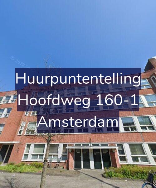 Foto gevel Huurpuntentelling voor Hoofdweg 160-1, Amsterdam