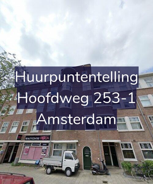 Foto gevel Huurpuntentelling voor Hoofdweg 253-1, Amsterdam
