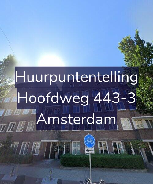 Foto gevel Huurpuntentelling voor Hoofdweg 443-3, Amsterdam