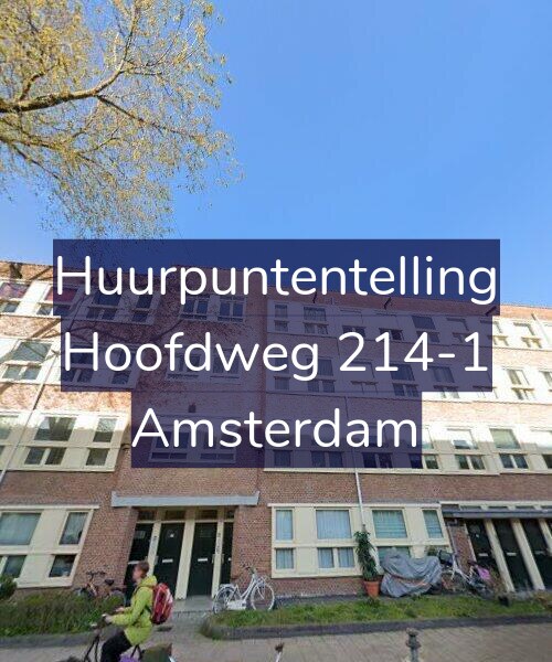 Foto gevel Huurpuntentelling voor Hoofdweg 214-1, Amsterdam