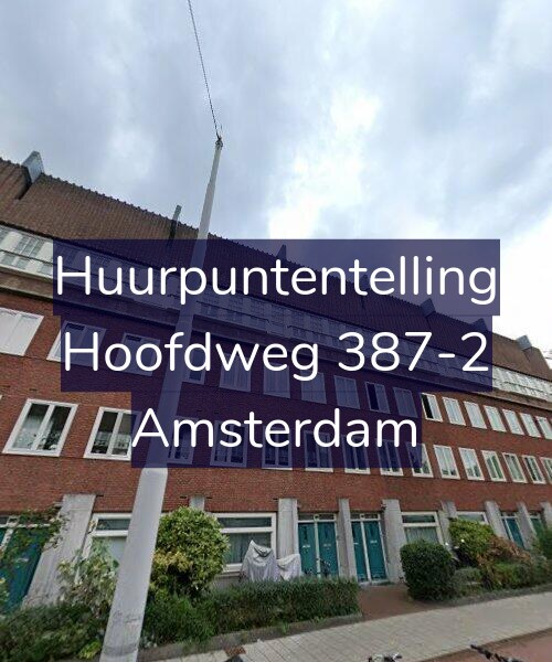 Foto gevel Huurpuntentelling voor Hoofdweg 387-2, Amsterdam