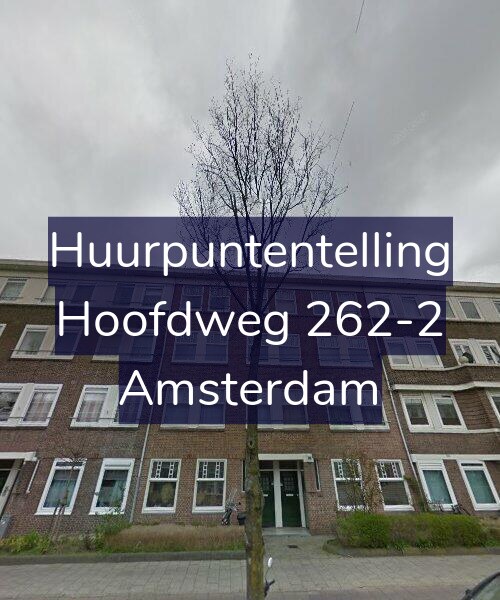 Foto gevel Huurpuntentelling voor Hoofdweg 262-2, Amsterdam