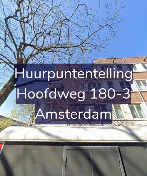 Foto gevel Huurpuntentelling voor Hoofdweg 180-3, Amsterdam
