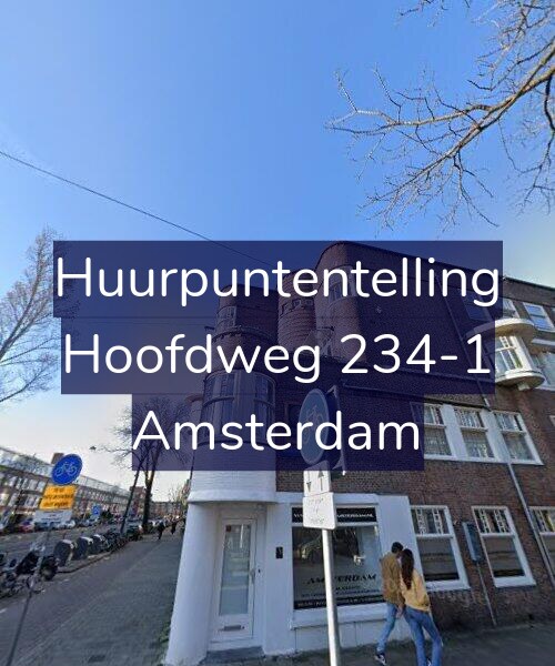 Foto gevel Huurpuntentelling voor Hoofdweg 234-1, Amsterdam