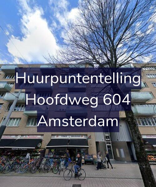 Foto gevel Huurpuntentelling voor Hoofdweg 604, Amsterdam