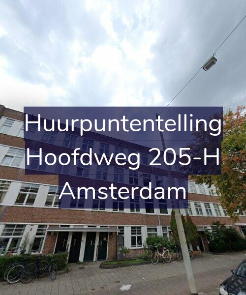 Foto gevel Huurpuntentelling voor Hoofdweg 205-H, Amsterdam