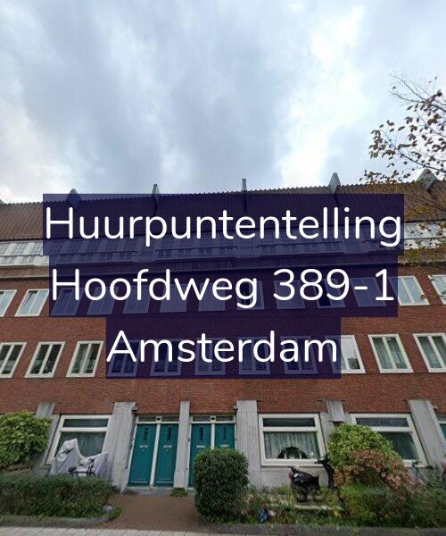 Foto gevel Huurpuntentelling voor Hoofdweg 389-1, Amsterdam